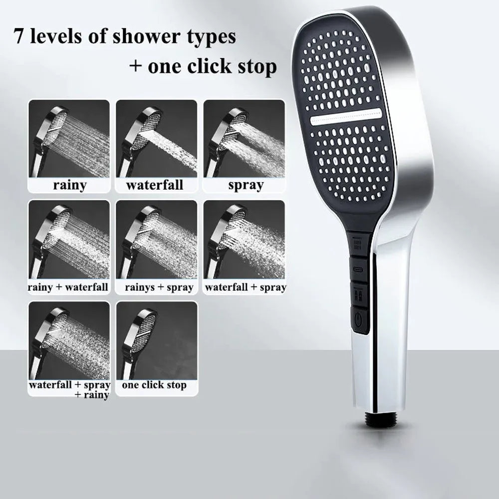 Adjustable Shower Head | Large Shower Head | Low Cost Stuff